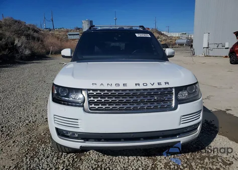 2017 Land Rover Range Rover Supercharged from USA, damaged, VIN SALGS2FE2HA353829